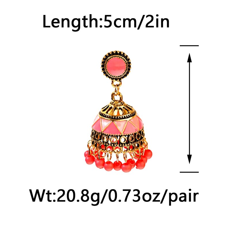 Indian-Style-Blue-Geometric-Tassel-Jhumka-Earrings-Gypsy-Gold-Color-Earrings-Women-Ladies-Round-Bell-4000730381341-9