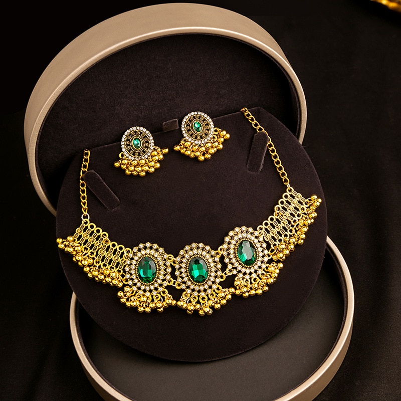 Luxury-Cubic-Zirconia-Jewelry-Set-for-Women-Vintage-Gold-Color-Charm-Necklace-Earrings-Sets-Flower-P-1005005110839380-5