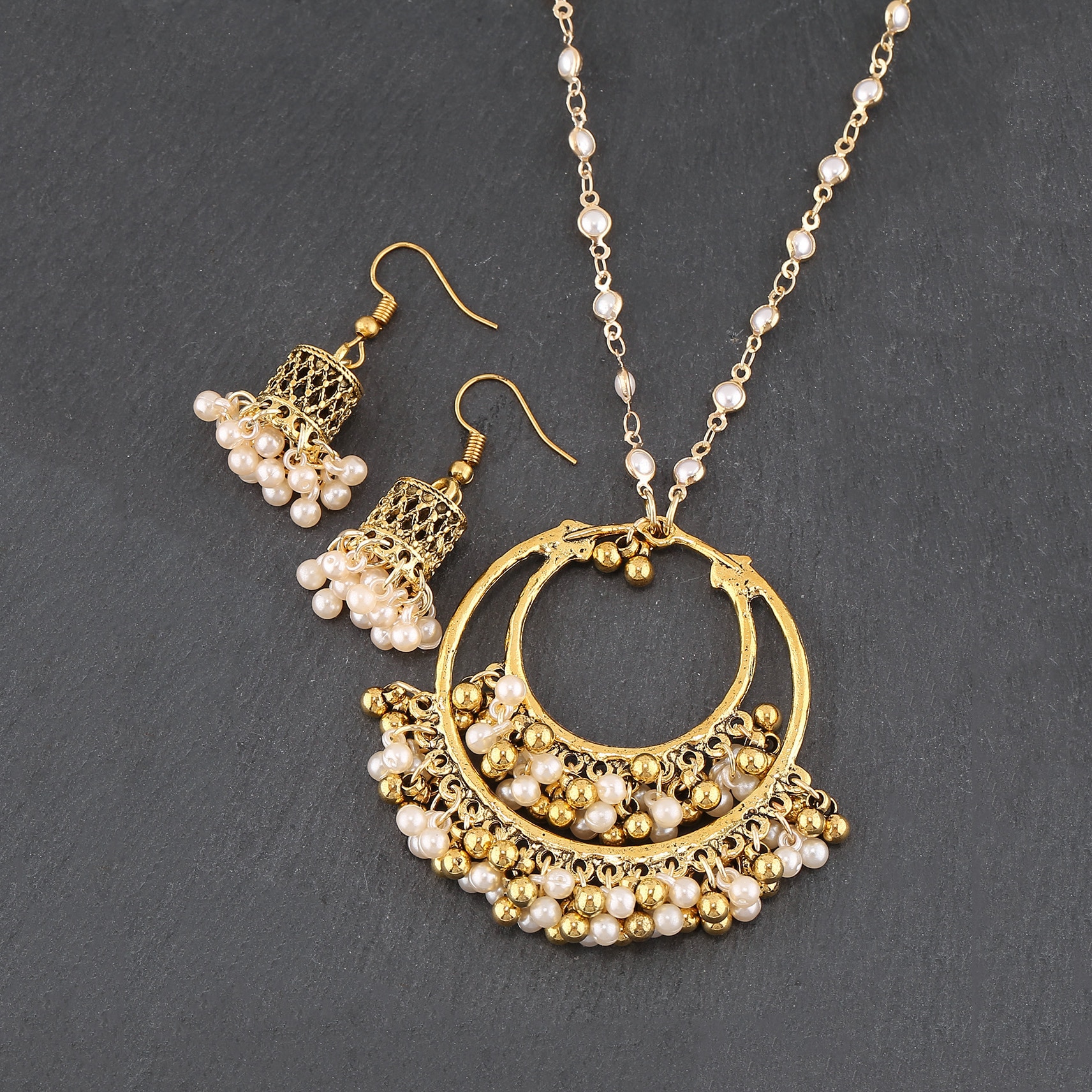 New-Women39s-Indian-Jewelry-Set-EarringNecklace-Wedding-Jewelry-Hangers-Luxury-Retro-Red-CZ-Geometry-3256804349980623-5