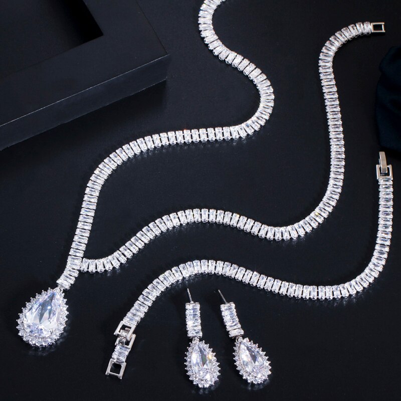 ThreeGraces-3Pcs-Shiny-Cubic-Zirconia-Big-Water-Drop-CZ-Necklace-Earrings-Bracelet-Bridal-Wedding-Je-1005003270313022-4
