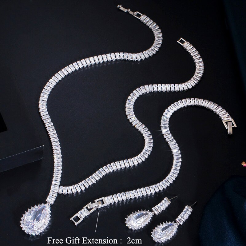 ThreeGraces-3Pcs-Shiny-Cubic-Zirconia-Big-Water-Drop-CZ-Necklace-Earrings-Bracelet-Bridal-Wedding-Je-1005003270313022-5