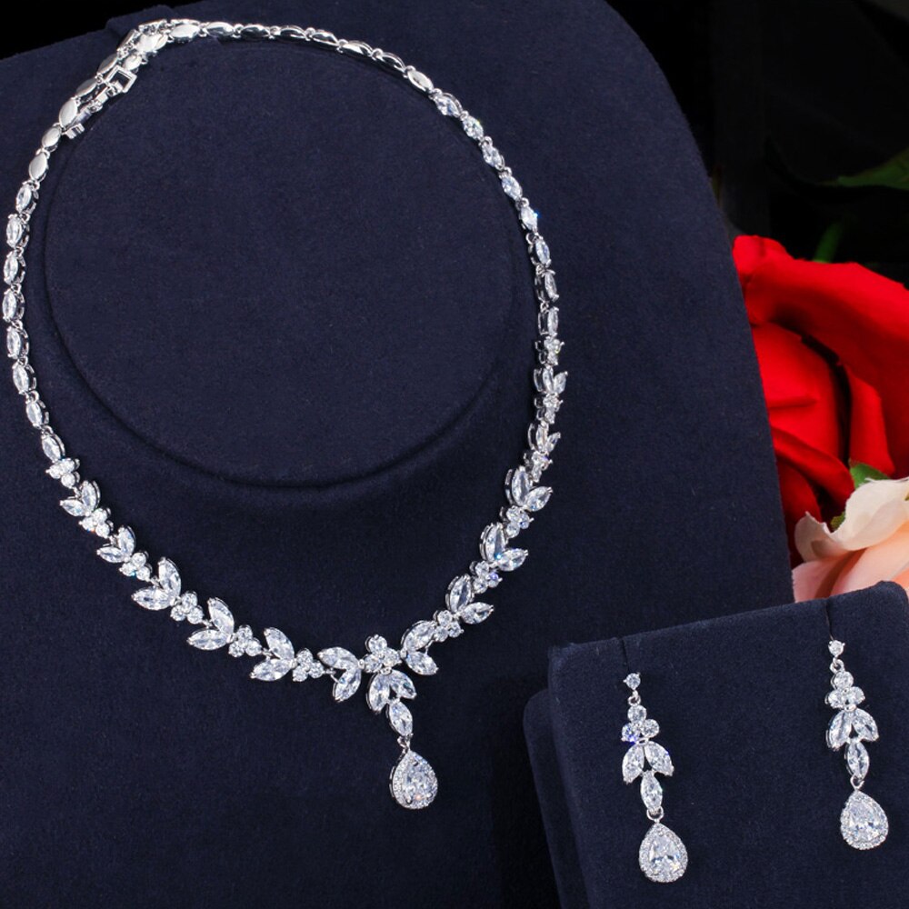 ThreeGraces-3Pcs-Shiny-Water-Drop-CZ-Wedding-Necklace-Earrings-and-Bracelet-Luxury-Prom-Costume-Jewe-4000263696567-7
