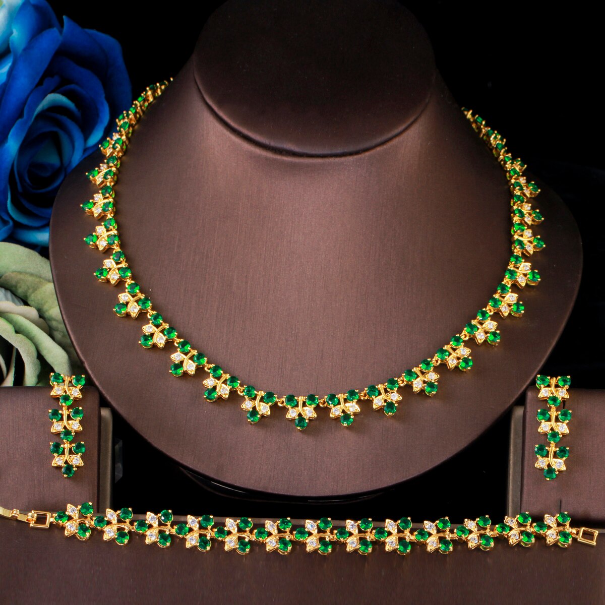 ThreeGraces-3pcs-Fashion-Green-Cubic-Zirconia-Gold-Color-Leaf-Shape-Earrings-Necklace-Bracelet-Party-1005001598621831-12