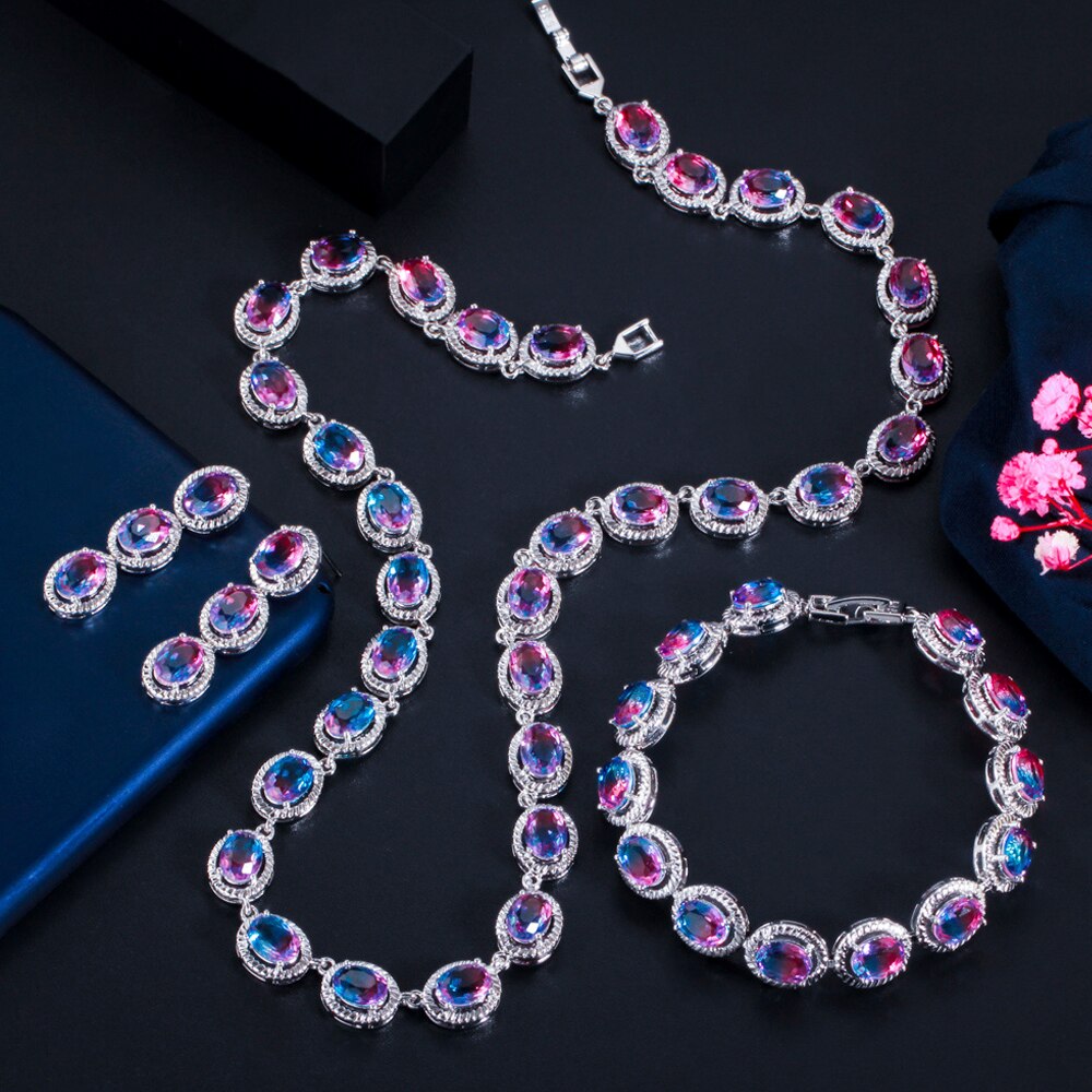 ThreeGraces-3pcs-Rainbow-CZ-Crystal-Round-Choker-Necklace-Earrings-Bracelet-Set-for-Women-Elegant-Br-1005002597410769-8