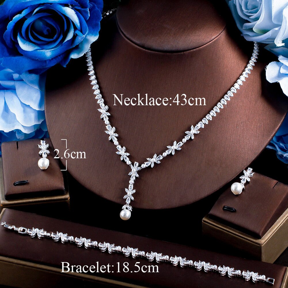 ThreeGraces-3pcs-Romantic-Cubic-Zirconia-Silver-Color-Elegant-Pearl-Drop-Bridal-Wedding-Prom-Jewelry-1005004433502209-3