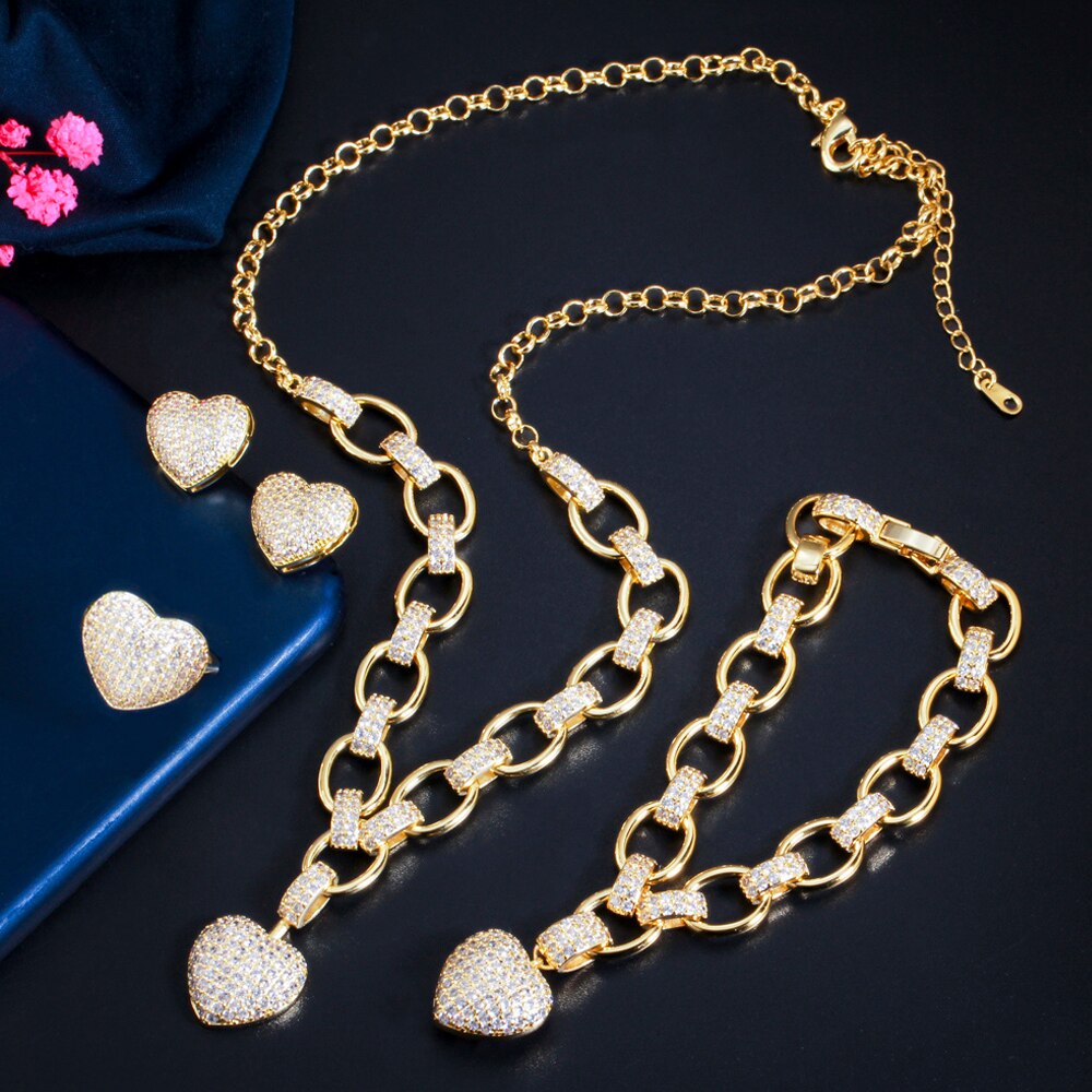 ThreeGraces-4-Pcs-Fashion-Cubic-Zirconia-Heart-Shape-Pendant-Necklace-Earrings-Bracelet-Ring-Party-J-1005003328734575-9