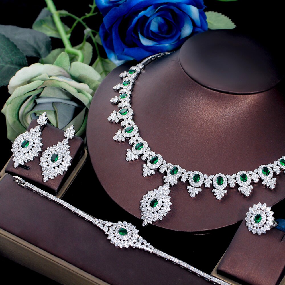 ThreeGraces-4pcs-Luxury-Green-Cubic-Zirconia-Dubai-Nigerian-Bridal-Wedding-Necklace-Costume-Jewelry--3256804523636348-6
