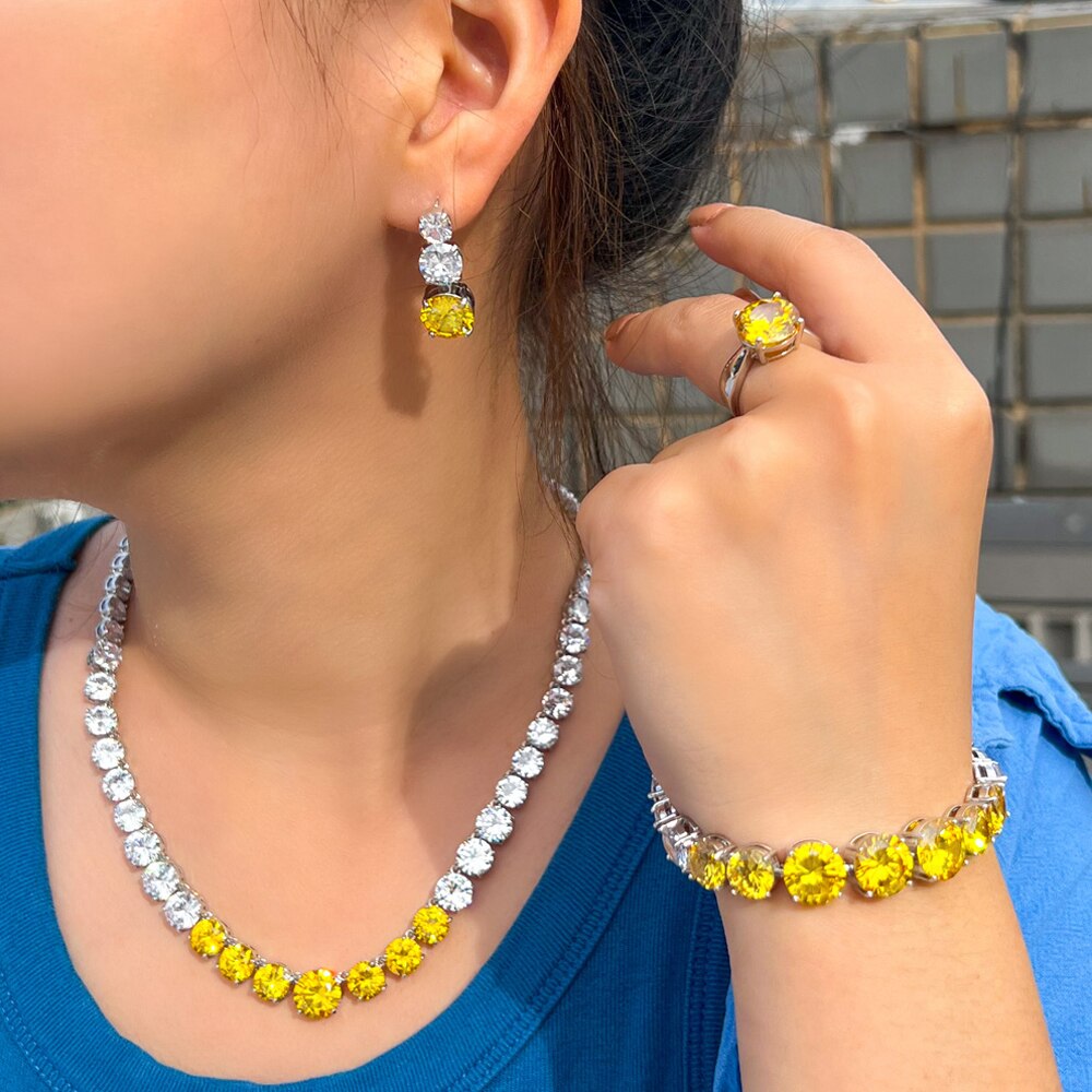 ThreeGraces-4pcs-Shiny-Yellow-Cubic-Zirconia-Round-CZ-Earrings-Bracelet-Ring-Necklace-Bridal-Party-J-1005005030462444-7