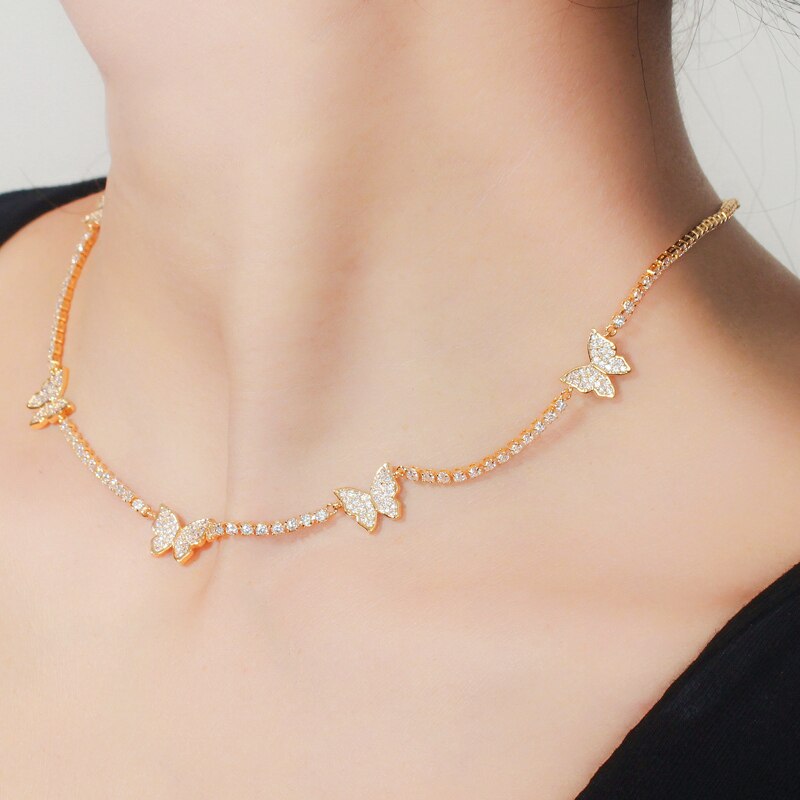 ThreeGraces-Beautiful-Gold-Color-Butterfly-Shape-Earrings-Choker-Necklace-Cubic-Zirconia-Jewelry-Set-4001293013294-7
