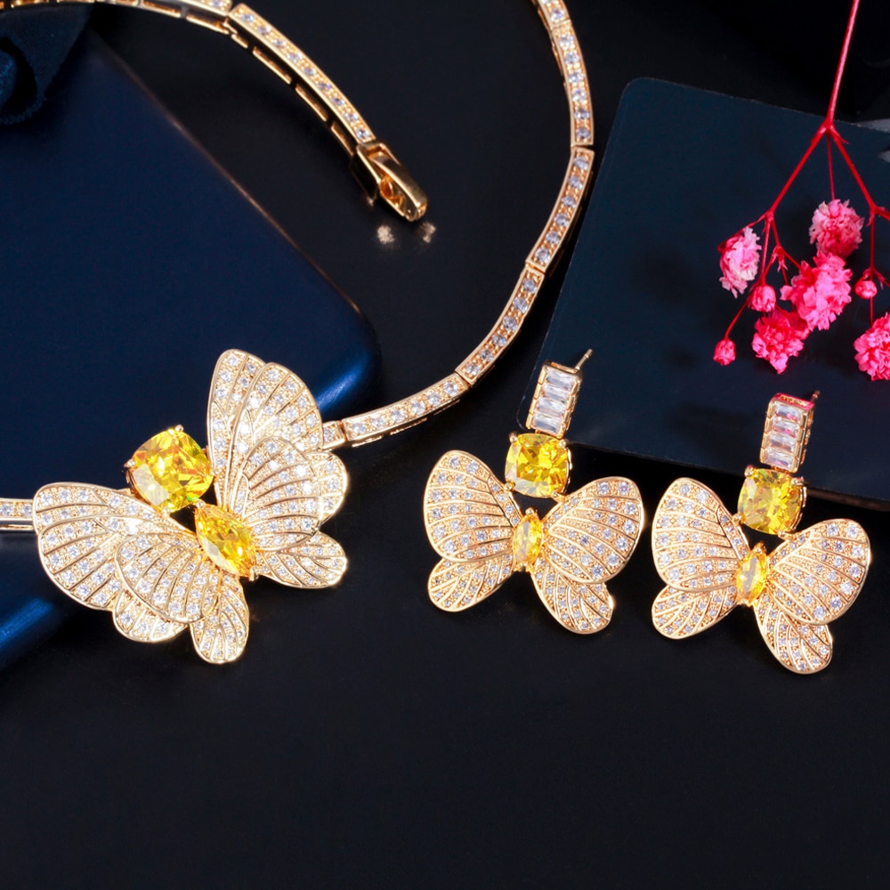ThreeGraces-Beautiful-Yellow-Cubic-Zirconia-Big-Butterfly-Earrings-Necklace-Wedding-Bridal-Party-Jew-3256804696309832-7