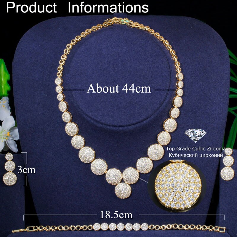 ThreeGraces-Brilliant-Cubic-Zircon-Choker-Necklace-Bracelet-Earring-Gold-Color-Bridal-3Pcs-Jewelry-S-33045121164-3