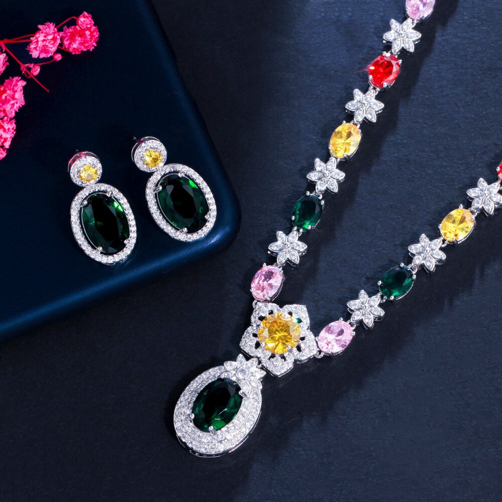 ThreeGraces-Classic-Colorful-CZ-Crystal-Necklace-and-Earrings-Set-for-Women-Luxury-Wedding-Banquet-J-3256803075548883-7