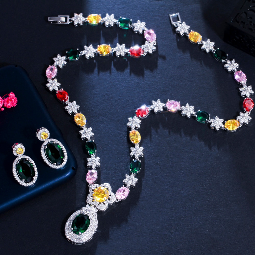 ThreeGraces-Classic-Colorful-CZ-Crystal-Necklace-and-Earrings-Set-for-Women-Luxury-Wedding-Banquet-J-3256803075548883-9