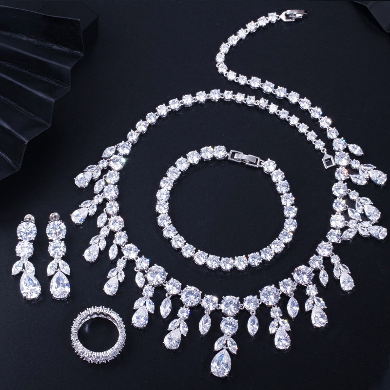 ThreeGraces-Classic-Cubic-Zirconia-Long-Big-Wedding-Necklace-Earrings-Bracelet-4pcs-Prom-Costume-Jew-33010898648-11
