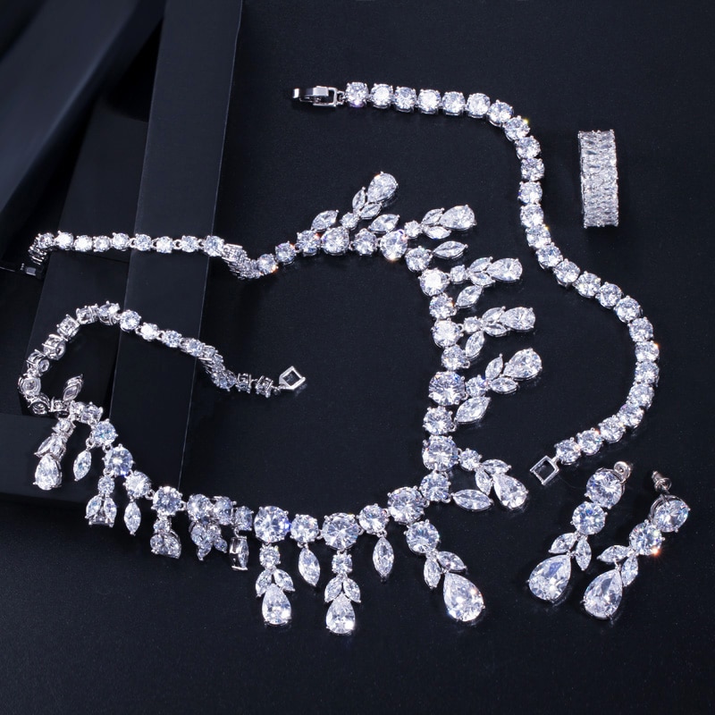 ThreeGraces-Classic-Cubic-Zirconia-Long-Big-Wedding-Necklace-Earrings-Bracelet-4pcs-Prom-Costume-Jew-33010898648-10