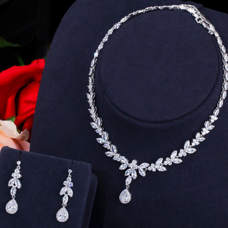 ThreeGraces-Classic-Shiny-Cubic-Zirconia-Leaf-Shape-Bridal-CZ-Earrings-and-Necklace-Set-for-Ladies-F-3256805026884175-8