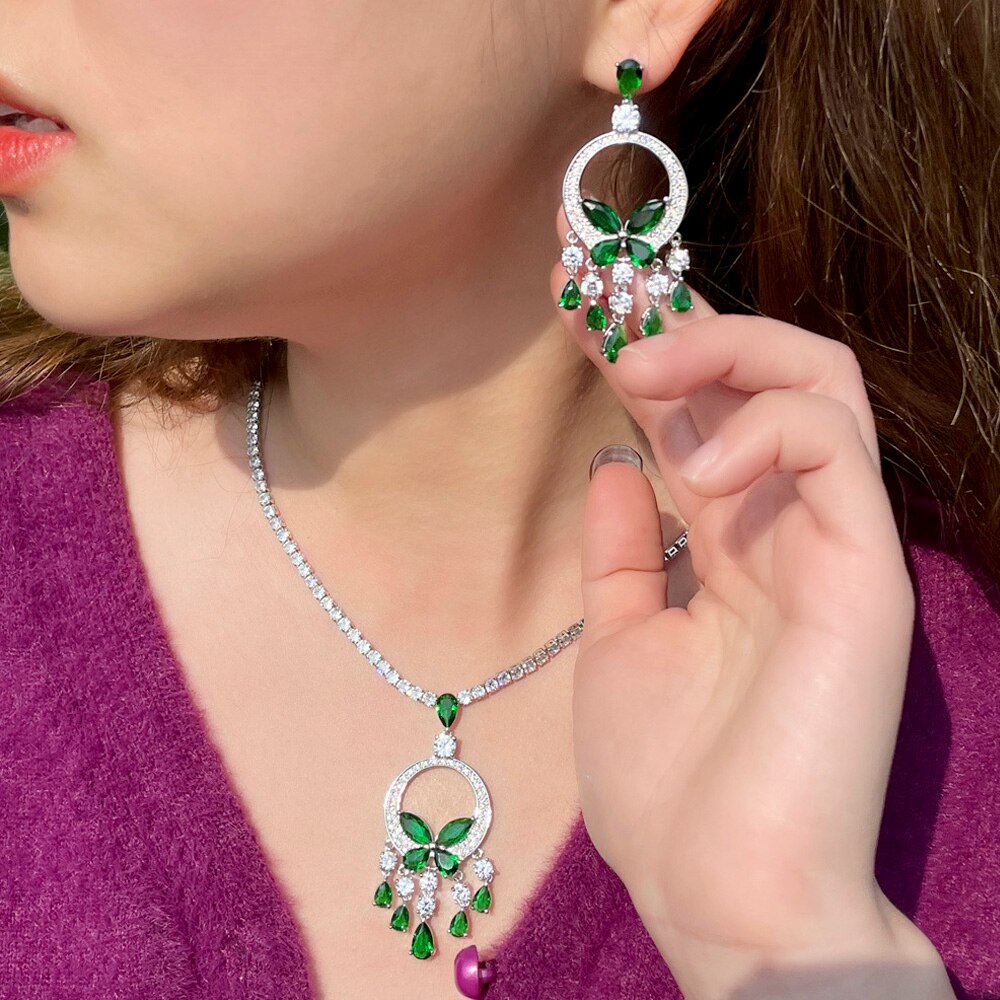 ThreeGraces-Elegant-Green-Cubic-Zirconia-Long-Big-Drop-Tassel-Earrings-Necklace-Set-for-Women-Fashio-1005004320713152-4