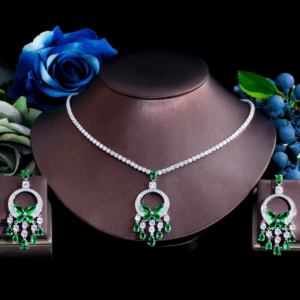 ThreeGraces-Elegant-Green-Cubic-Zirconia-Long-Big-Drop-Tassel-Earrings-Necklace-Set-for-Women-Fashio-1005004320713152-7