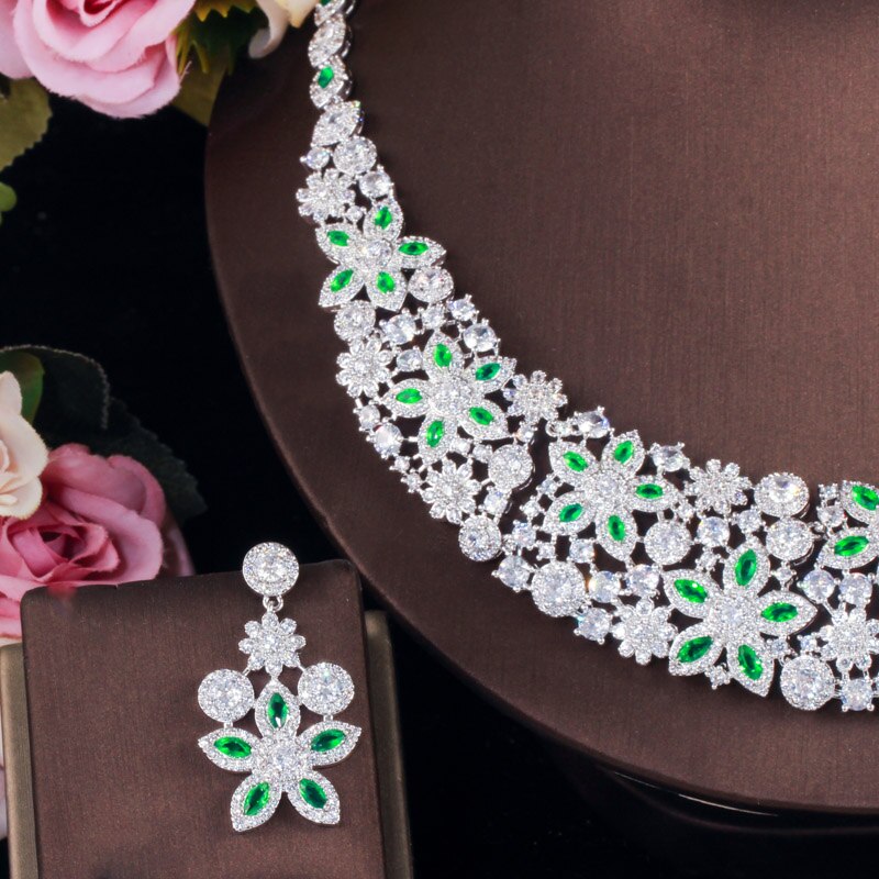 ThreeGraces-Elegant-Green-Cubic-Zirconia-Silver-Color-Luxury-Big-Flower-Bridal-Wedding-Necklace-Jewe-1005001339734990-3