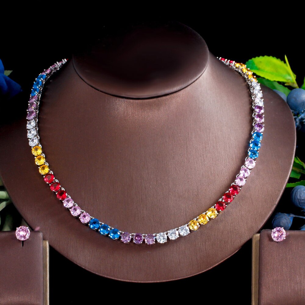 ThreeGraces-Elegant-Multicolor-Cubic-Zirconia-Round-CZ-Tennis-Choker-Necklace-Earrings-Bridal-Party--1005004881512420-6