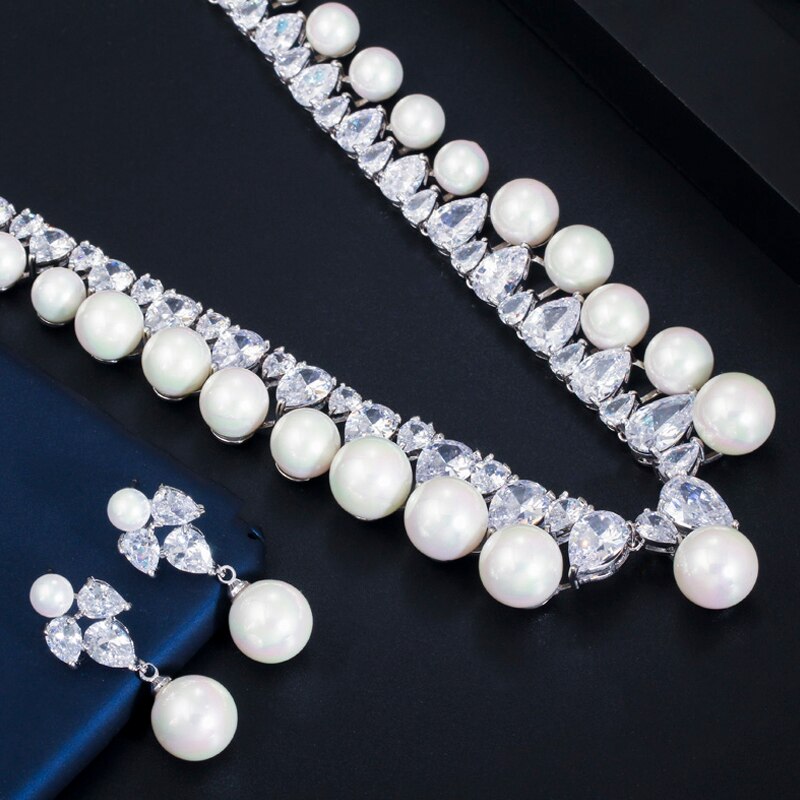 ThreeGraces-Elegant-Shiny-Cubic-Zirconia-Big-Simulated-Pearl-Necklace-Luxury-Bridal-Wedding-Banquet--4000171920745-4