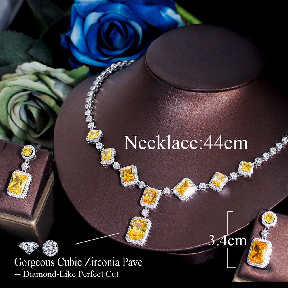 ThreeGraces-Elegant-Yellow-Cubic-Zirconia-Geometric-Square-Drop-Earrings-Necklace-Bridal-Wedding-Jew-1005004095848926-3