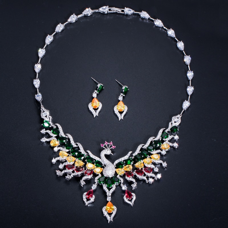 ThreeGraces-Exquisite-Colorful-Cubic-Zirconia-Stone-Peacock-Shape-Luxurious-Banquet-Dinner-Costume-J-3256804855028762-4