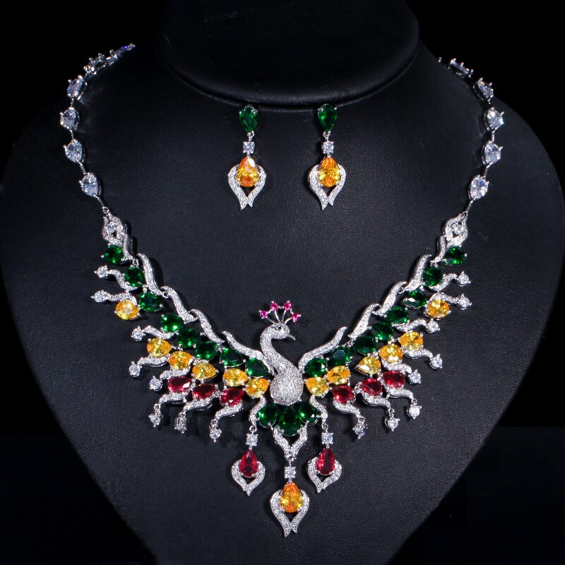 ThreeGraces-Exquisite-Colorful-Cubic-Zirconia-Stone-Peacock-Shape-Luxurious-Banquet-Dinner-Costume-J-3256804855028762-9