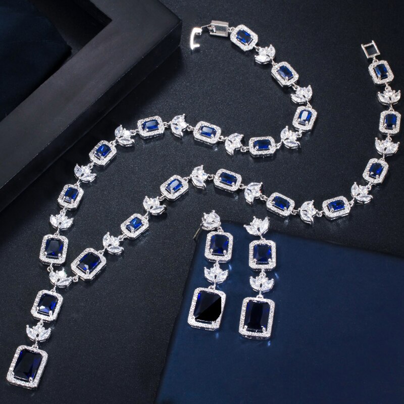 ThreeGraces-Fashion-Blue-Cubic-Zirconia-Women-Long-Geometric-Rectangle-Dangle-Earrings-Necklace-Brid-3256804538491862-9