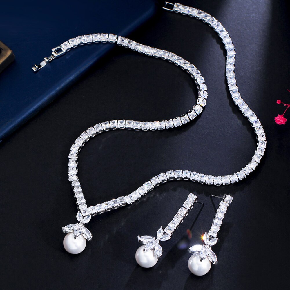 ThreeGraces-Fashion-Shiny-Cubic-Zirconia-Silver-Color-Simulated-Pearl-Earrings-Necklace-Bridal-Party-1005004780212300-11