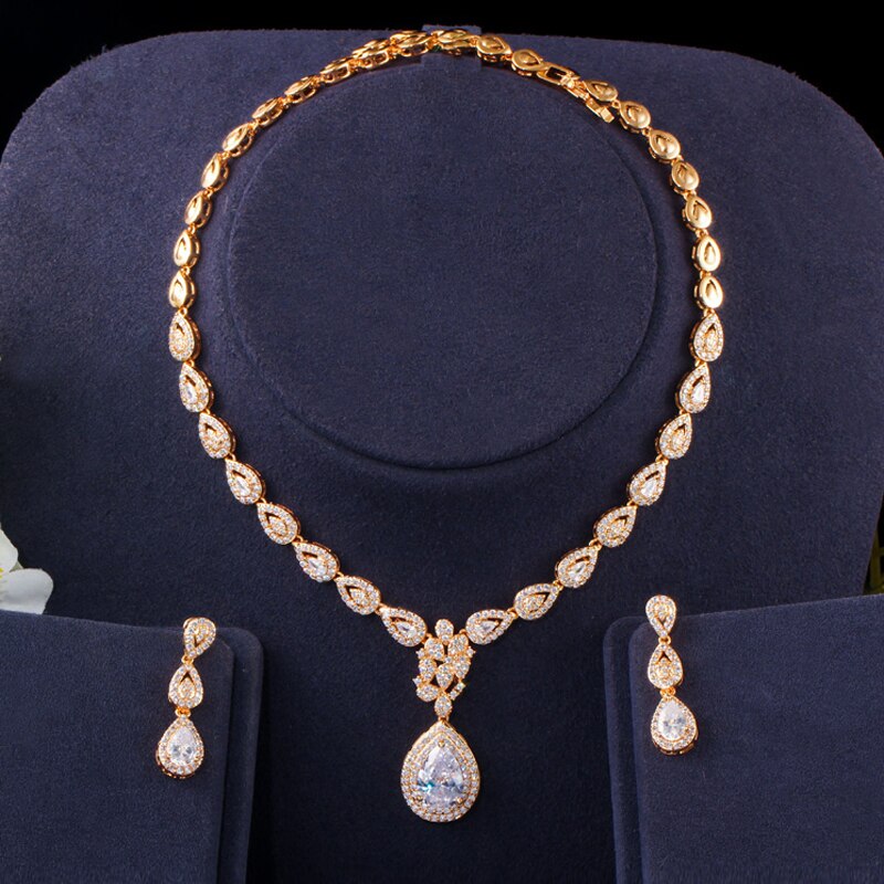 ThreeGraces-Gorgeous-Cubic-Zirconia-Water-Drop-Dangle-Earrings-and-Necklace-Nigerian-Bridal-Wedding--1005004436689005-6