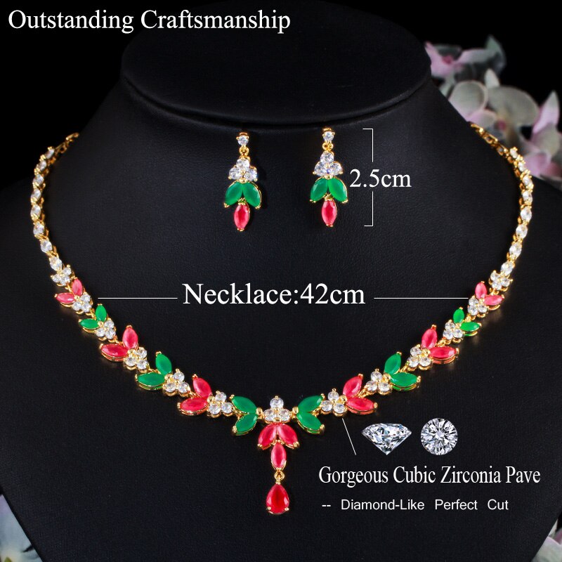 ThreeGraces-Luxurious-Red-Green-CZ-African-Gold-Color-Leaf-Drop-Necklace-Earrings-Wedding-Jewelry-Se-1005001418064689-3