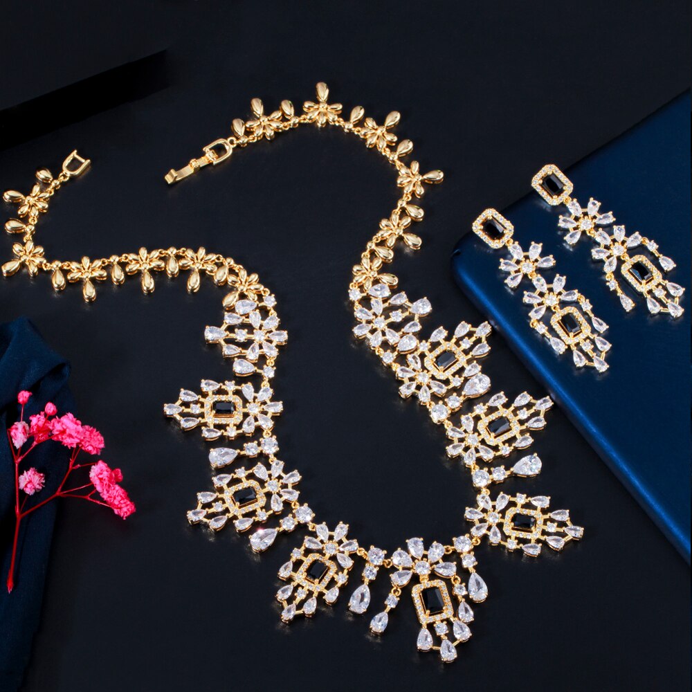ThreeGraces-Luxury-Bridal-Wedding-Jewelry-Sets-Black-Cubic-Zirconia-Gold-Color-Long-Chandelier-Earri-1005002282843848-9