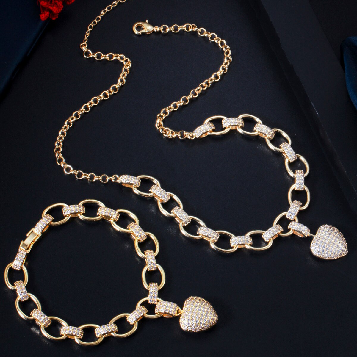 ThreeGraces-Luxury-Cubic-Zirconia-Stone-Yellow-Gold-Color-Love-Heart-Pendant-Necklace-Bracelet-Set-f-1005003297996366-5