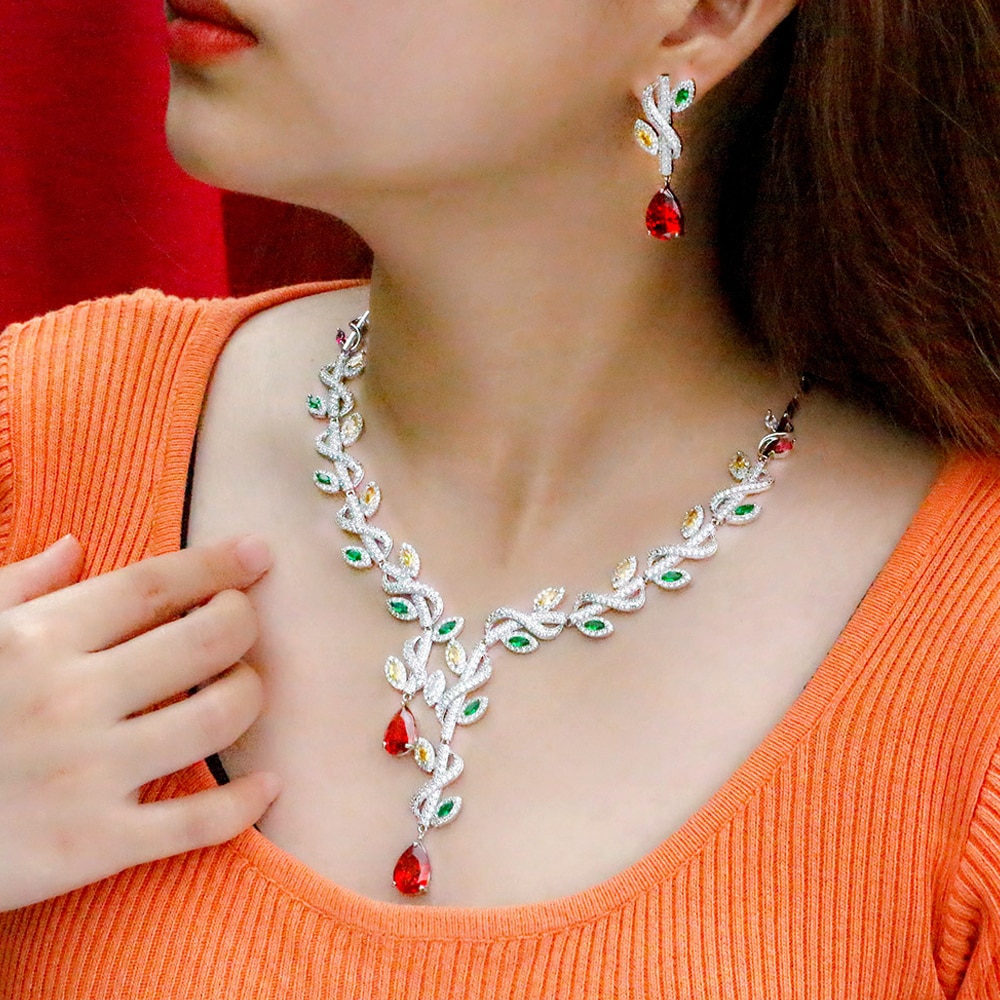ThreeGraces-Luxury-Multicolor-Cubic-Zirconia-Long-Leaf-Drop-Earrings-Necklace-Bridal-Wedding-Party-J-1005004431615319-4