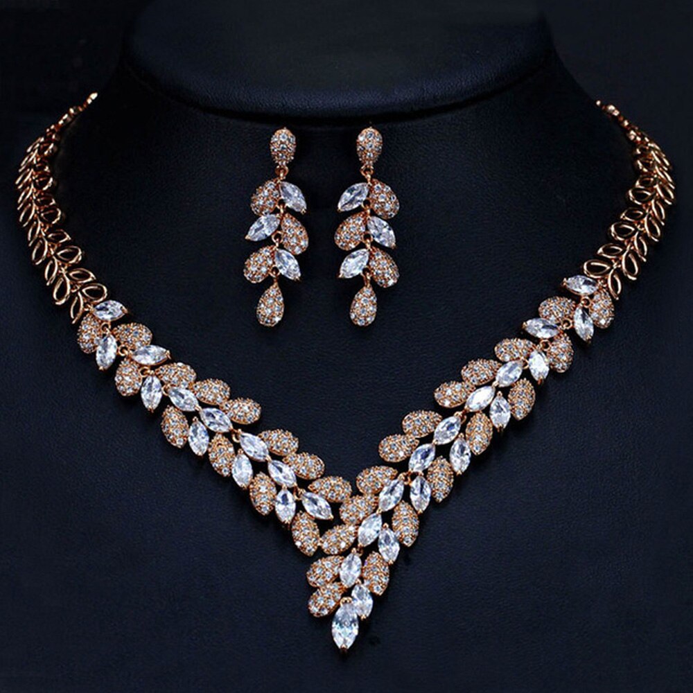 ThreeGraces-Luxury-Nigerian-African-Large-Leaf-Shape-Blue-Cubic-Zirconia-Bridal-Necklace-and-Earring-32882384094-8