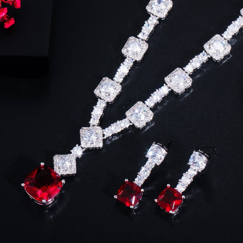 ThreeGraces-Luxury-Red-Cubic-Zirconia-Crystal-Party-Necklace-and-Earring-Bridal-Wedding-Banquet-Jewe-3256801083710347-7