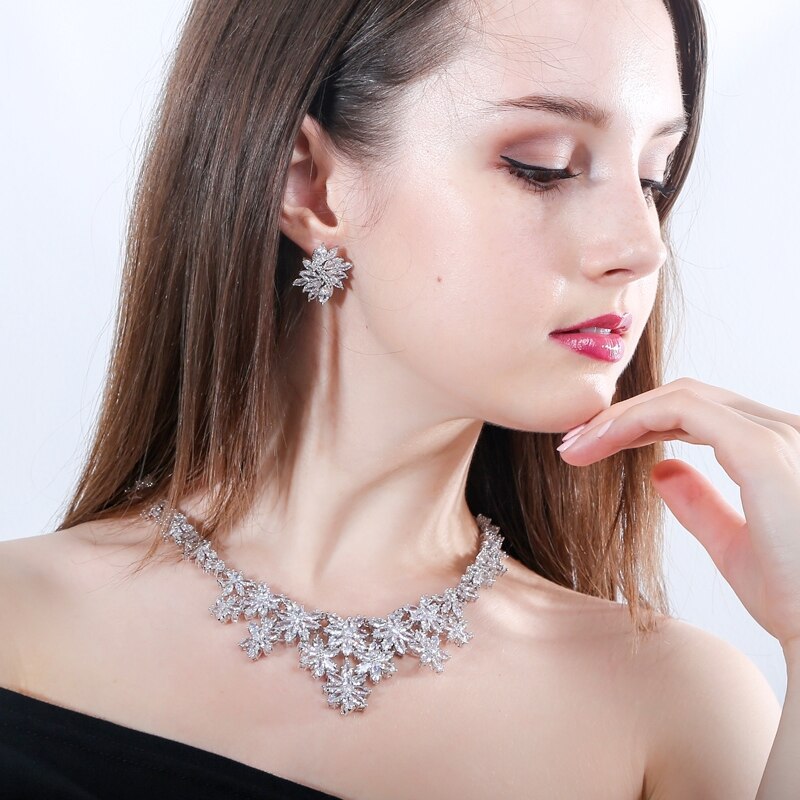 ThreeGraces-Luxury-White-Gold-Color-Marquise-Cut-CZ-Crystal-Big-Flower-Necklace-Earrings-Bridal-Wedd-32398998008-3