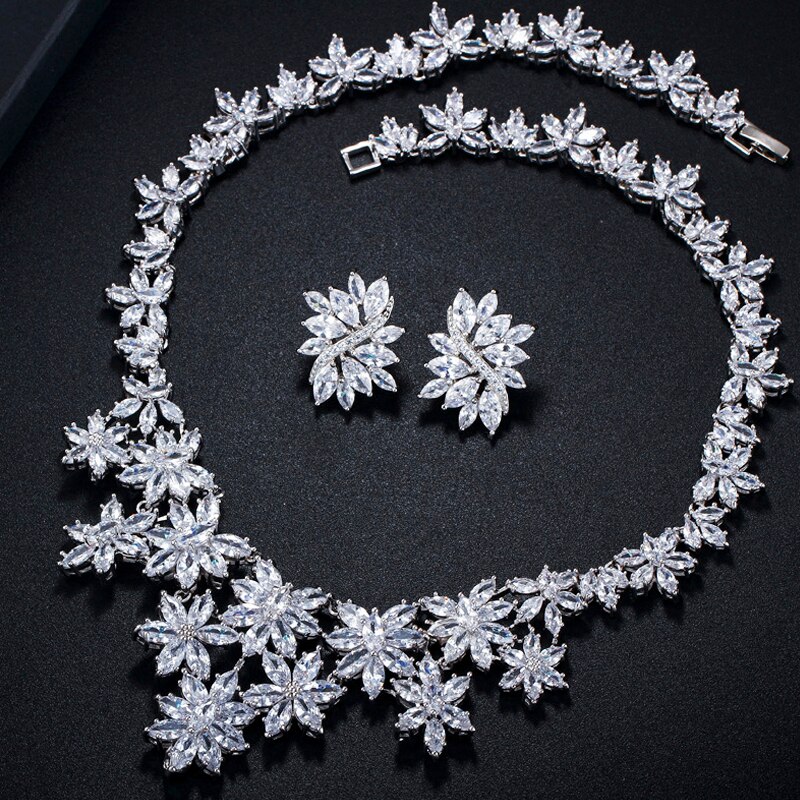 ThreeGraces-Luxury-White-Gold-Color-Marquise-Cut-CZ-Crystal-Big-Flower-Necklace-Earrings-Bridal-Wedd-32398998008-7