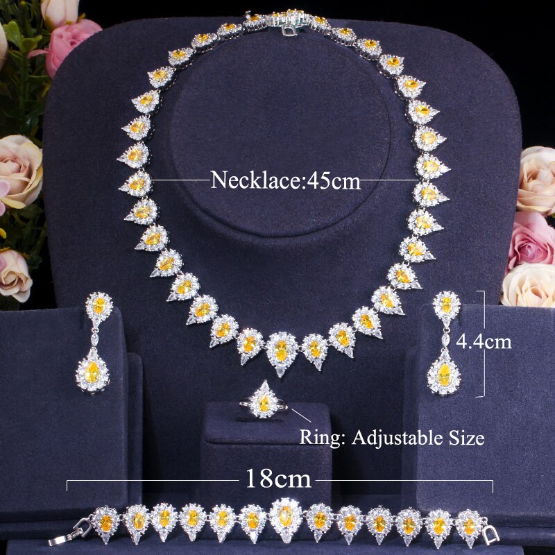 ThreeGraces-Luxury-Yellow-Water-Drop-Crystal-Wedding-Brides-4pcs-Jewelry-Cubic-Zircon-Bracelets-Earr-4001139561794-4