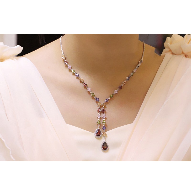 ThreeGraces-New-Fashion-Colorful-Cubic-Zirconia-Long-Drop-Earrings-and-Necklace-Set-for-Women-Trendy-3256804852821049-4