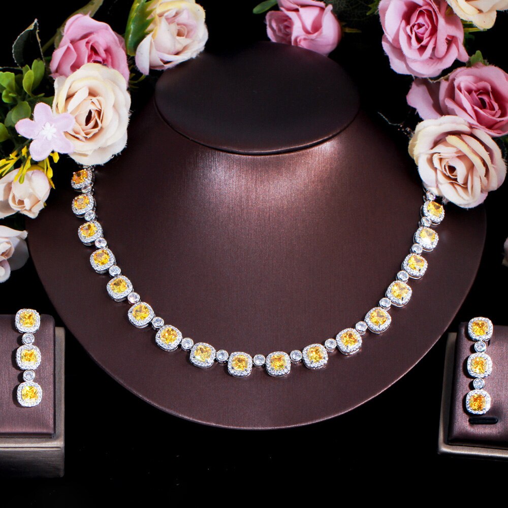 ThreeGraces-New-Shining-Yellow-Cubic-Zirconia-Luxury-Bridal-Wedding-Banquet-Earrings-and-Necklace-Je-3256804533431380-8