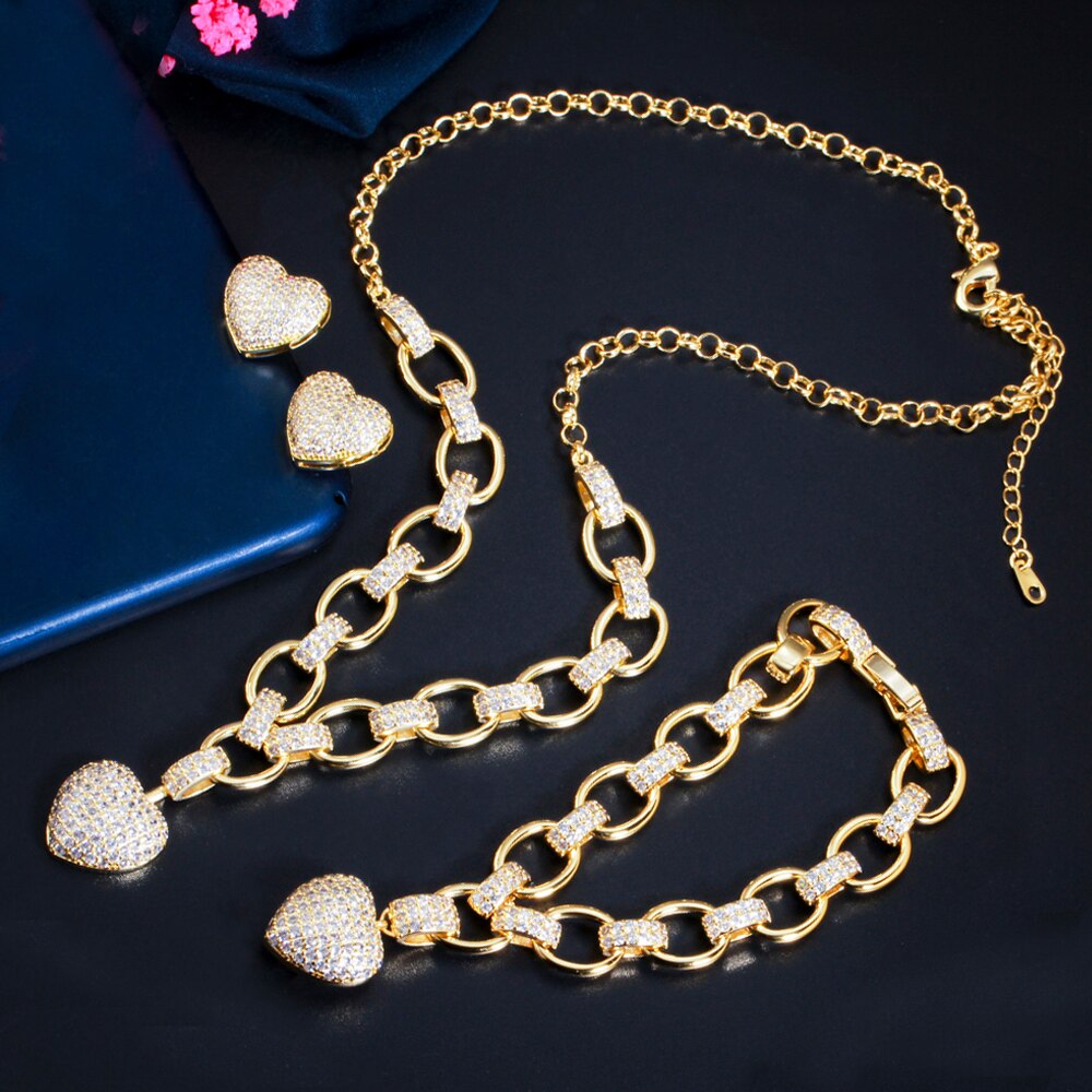 ThreeGraces-New-Trendy-Cubic-Zirconia-Gold-Color-Love-Heart-Pendant-Necklace-Earrings-Bracelet-Set-f-3256803142145948-8