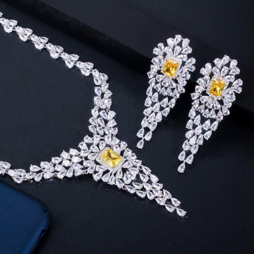 ThreeGraces-Nigerian-Luxury-Bridal-Big-Long-Leaf-Drop-Earrings-and-Necklace-Wedding-Jewelry-Sets-Wit-32642132579-4