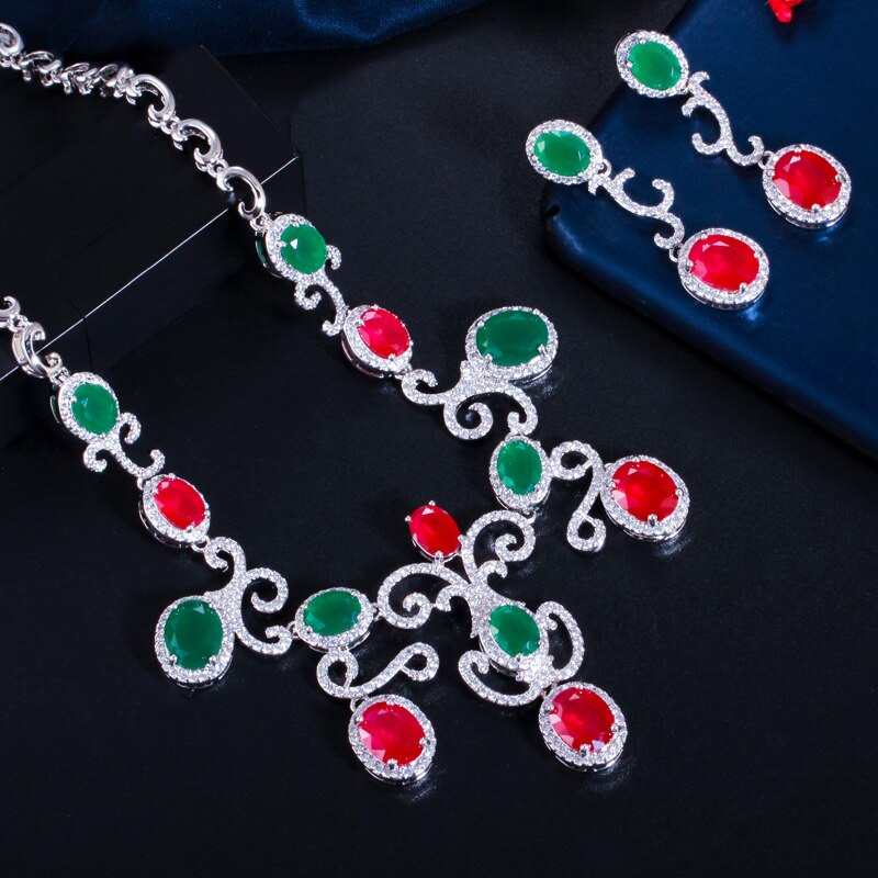 ThreeGraces-Noble-Green-Red-Oval-Cubic-Zircon-Nigerian-Dubai-Bridal-Wedding-Necklace-Earrings-Jewelr-1005001388673590-7