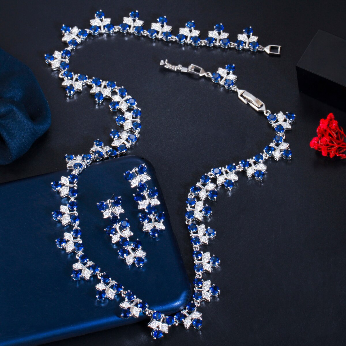 ThreeGraces-Royal-Blue-Round-Cubic-Zirconia-Elegant-Drop-Earrings-Necklace-Jewelry-Set-for-Women-Wed-1005001596690972-5