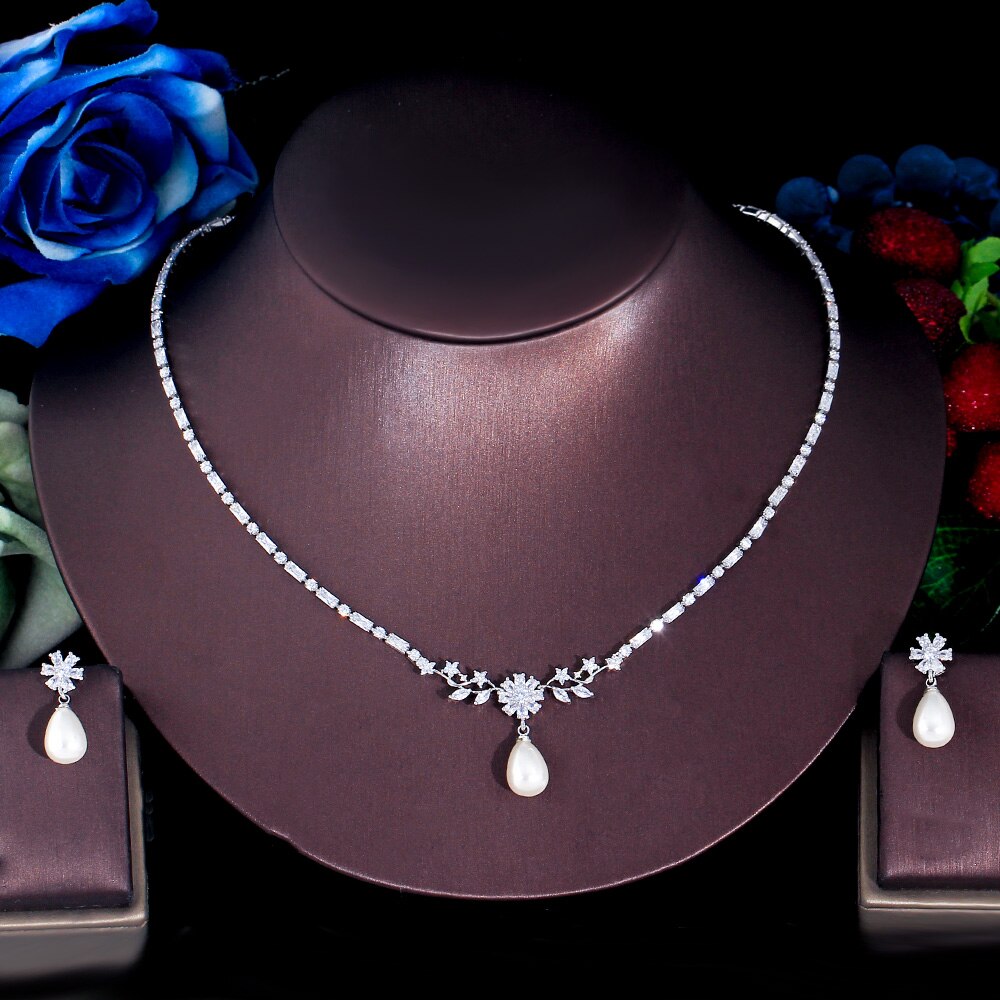 ThreeGraces-Shining-Cubic-Zirconia-Silver-Color-Simulated-Pearl-Earrings-Necklace-Fashion-Flower-CZ--1005005169154538-8