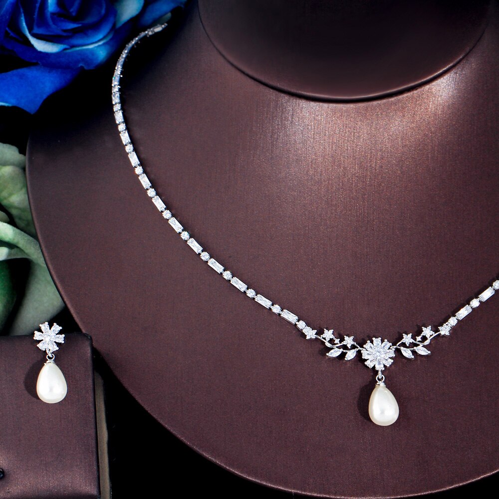ThreeGraces-Shining-Cubic-Zirconia-Silver-Color-Simulated-Pearl-Earrings-Necklace-Fashion-Flower-CZ--1005005169154538-9