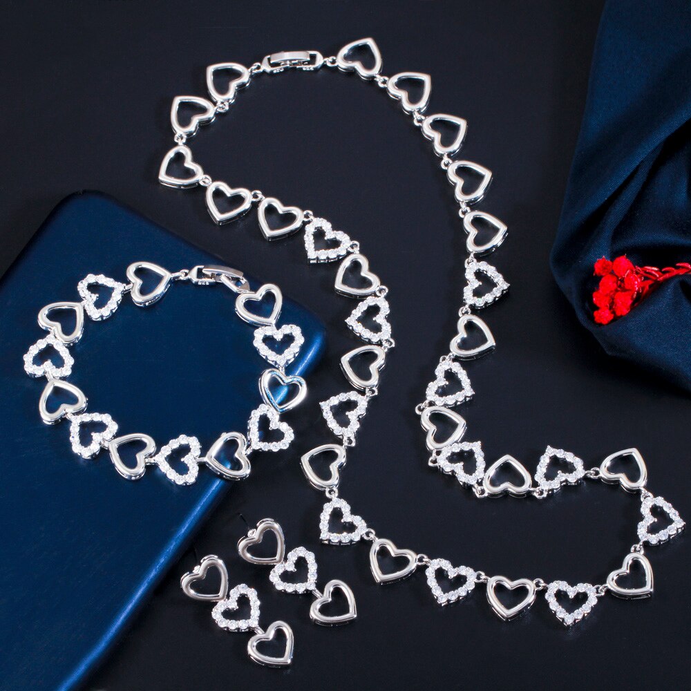 ThreeGraces-Shiny-Cubic-Zirconia-Crystal-Silver-Color-Love-Heart-Earrings-Bracelet-Necklace-Wedding--1005001877860059-11