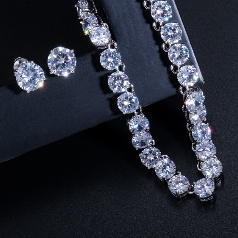 ThreeGraces-Sparkling-Cubic-Zirconia-Bridal-Wedding-Round-Choker-Necklace-and-Stud-Earrings-Party-Je-32908734190-2